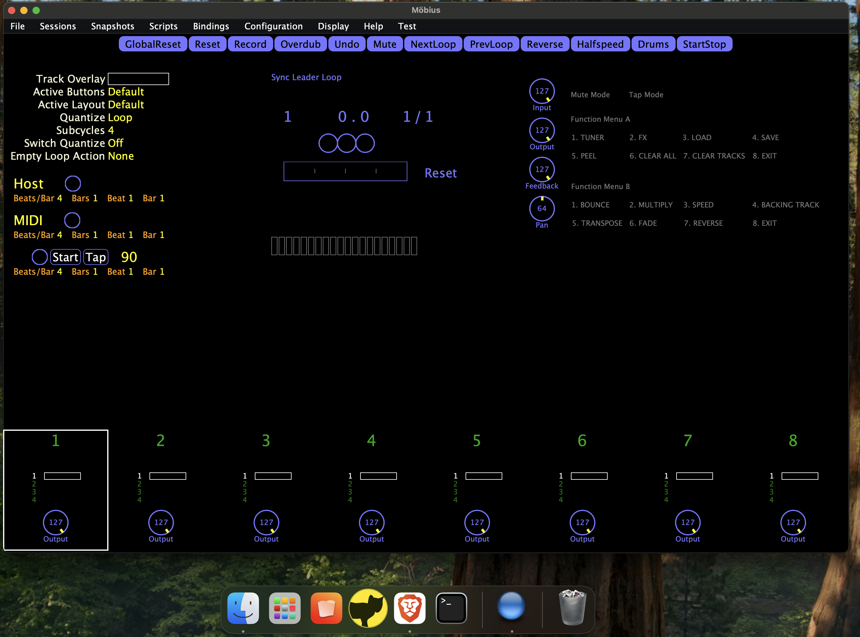 Image of Mobius icon workaround in Dock