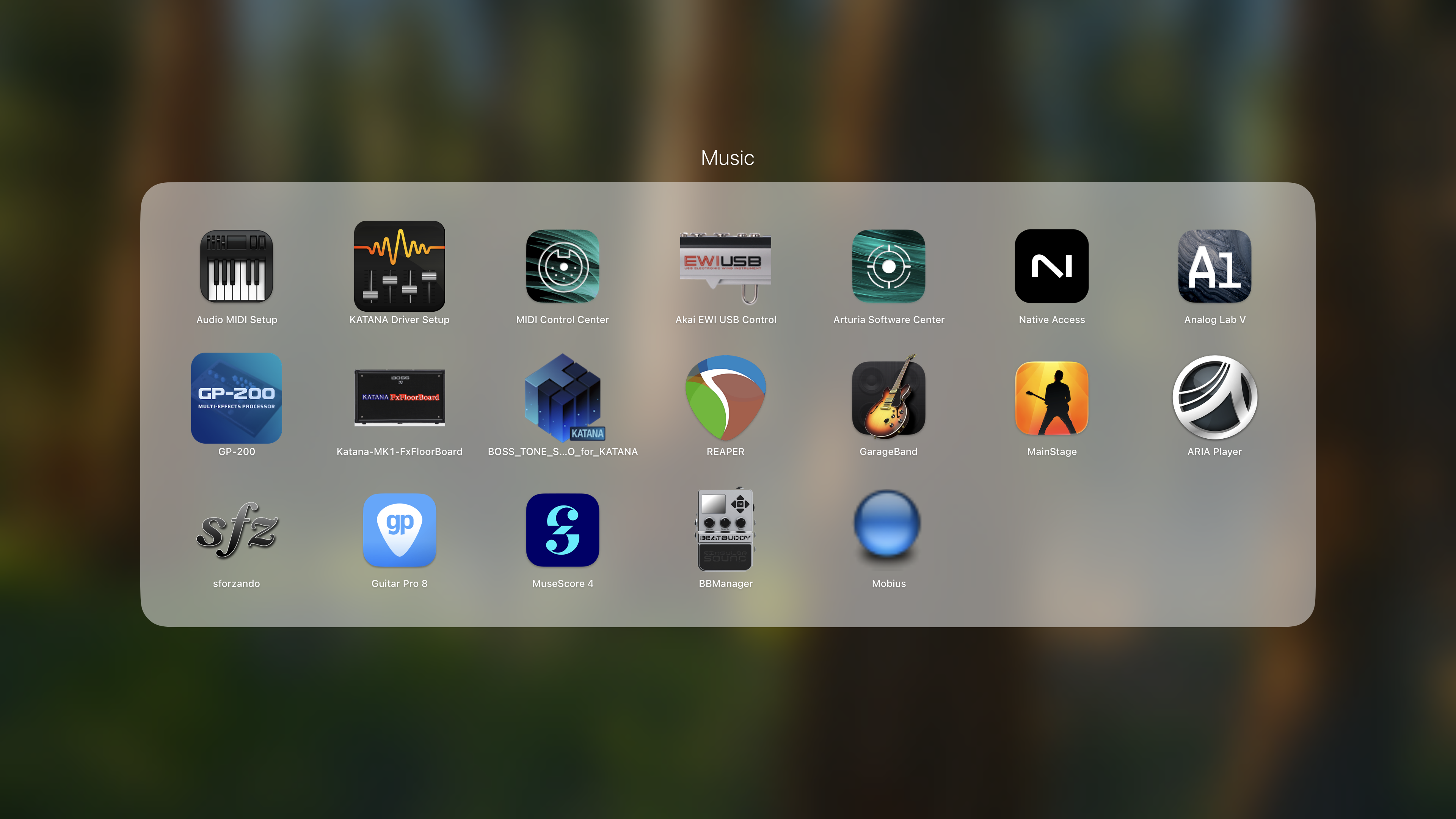 Image of Mobius icon workaround in Launchpad